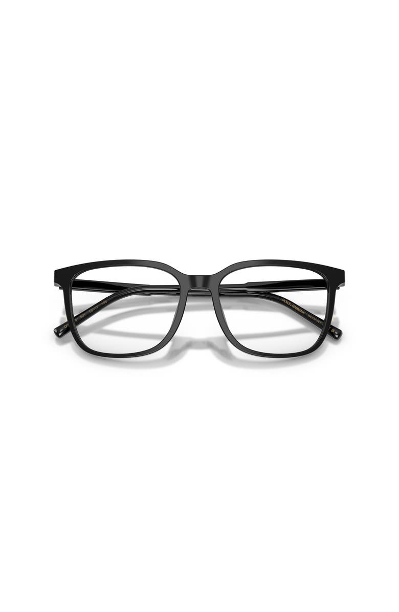 Dolce&Gabbana 53mm Square optical glasses, Alternate, color, Black