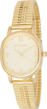 Lucky Brand Two Tone Oval Analog Bracelet Watch, 28mm x 38mm