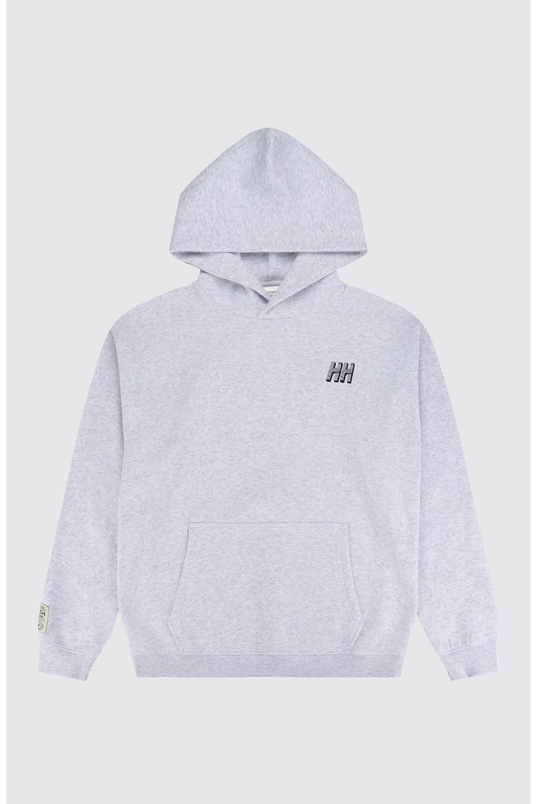 Track Hoodie, Main, color, Heather Grey