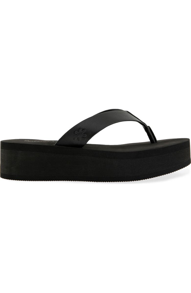 Splendid Quintana Eva Platform Flip Flop, Alternate, color, Black