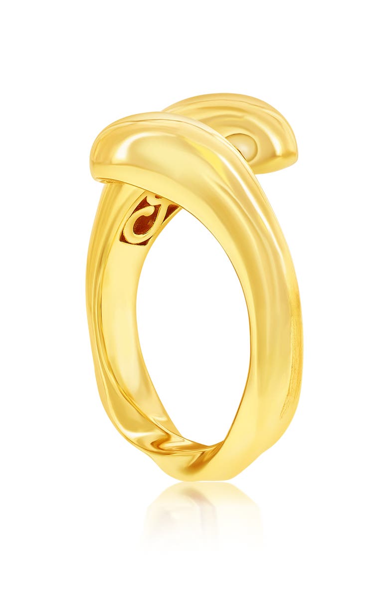SIMONA Puffed Bypass Ring, Alternate, color, Gold