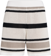 Brunello Cucinelli Cotton net knit shorts