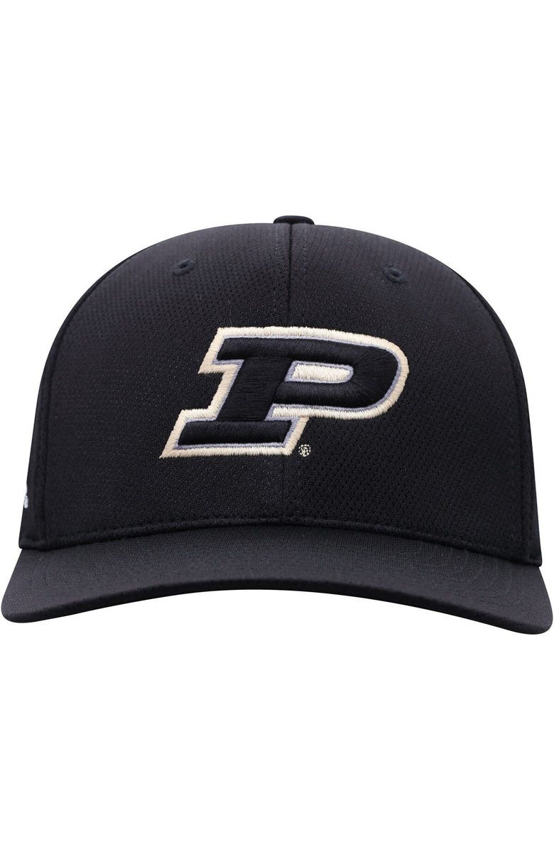 TOP OF THE WORLD Men's Top of the World Black Purdue Boilermakers Reflex Logo Flex Hat, Alternate, color, 