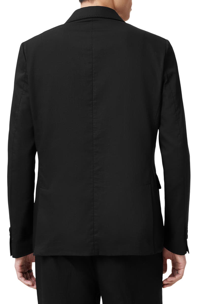 AllSaints Newton Double Breasted Cotton Blazer, Alternate, color, 