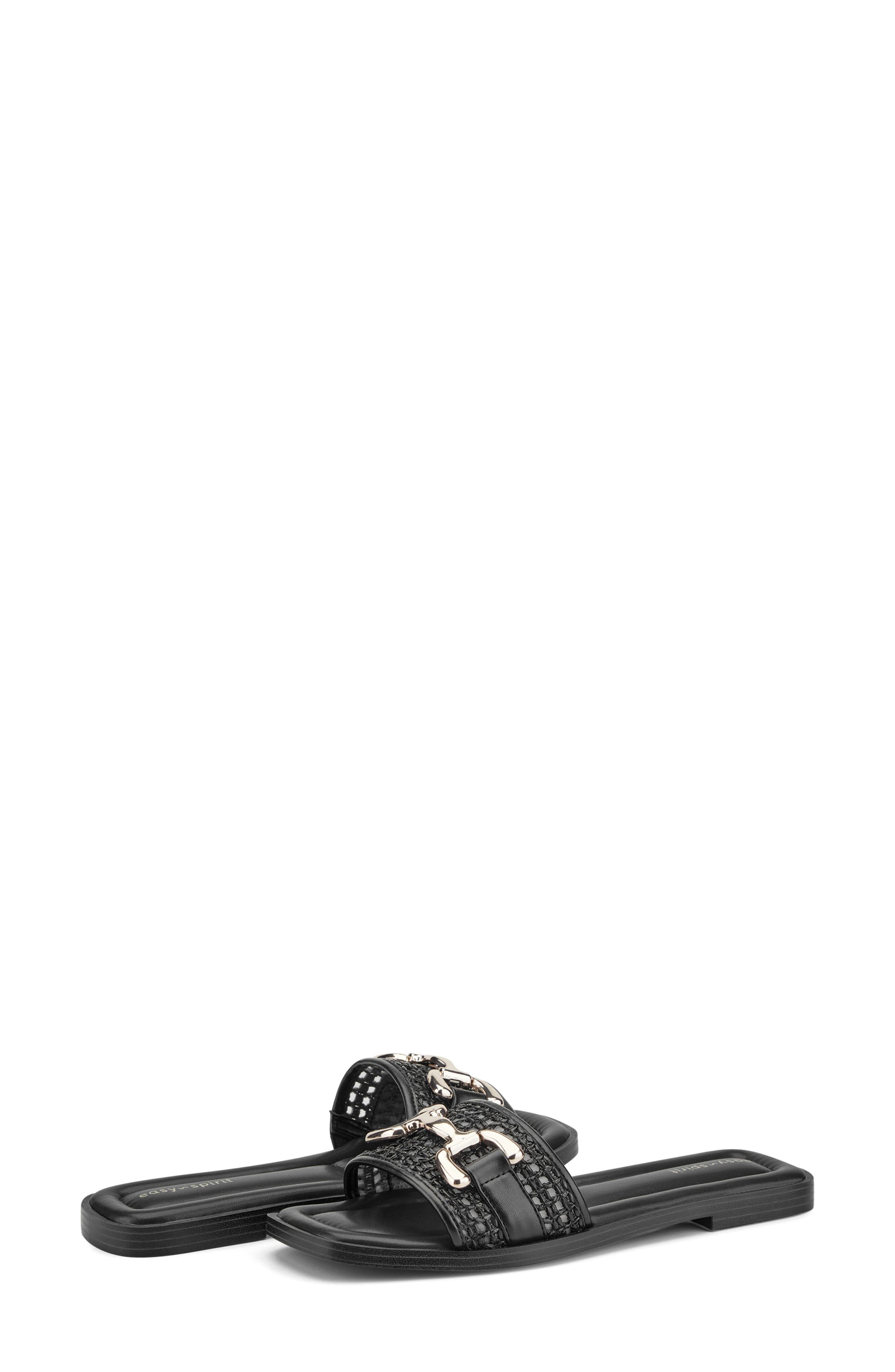 Easy Spirit Vana Bit Slide Sandal, Alternate, color, Blk01