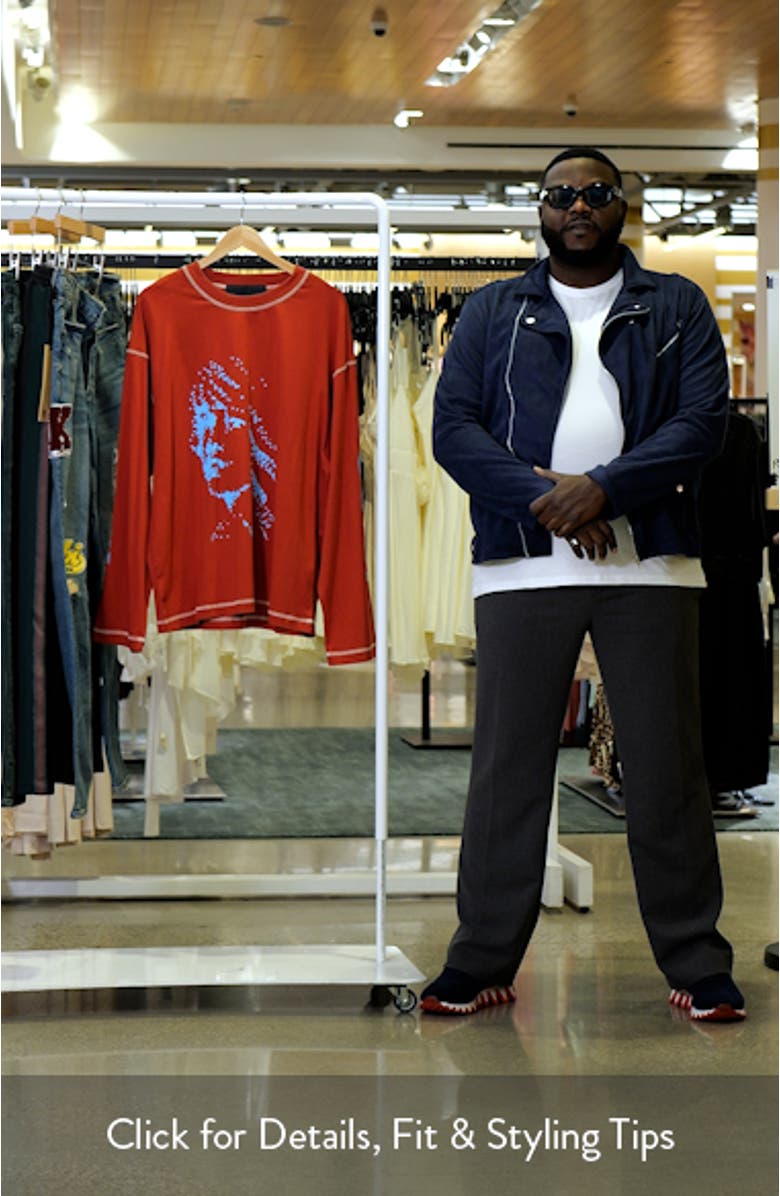 Always Good Long Sleeve Cotton Graphic T-Shirt, sales video thumbnail