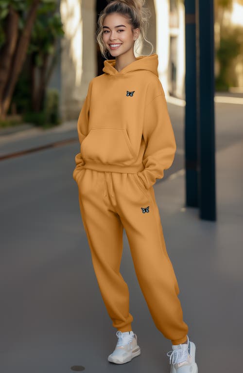 Dalix Butterfly Midweight Fleece Relaxed Sweatsuit