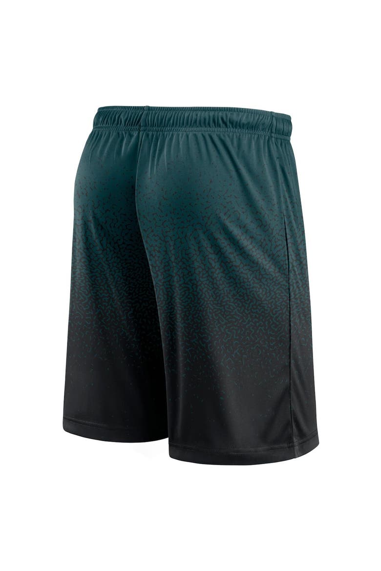 Men's Fanatics Branded Midnight Green/Black Philadelphia Eagles Ombre Shorts, Alternate, color, Green