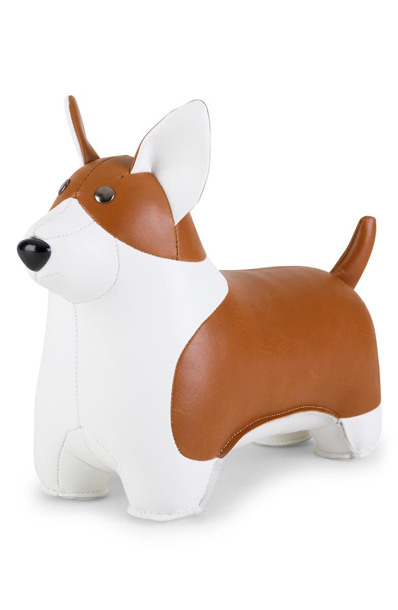 Zuny Corgi Bookend, Main, color, Tan White