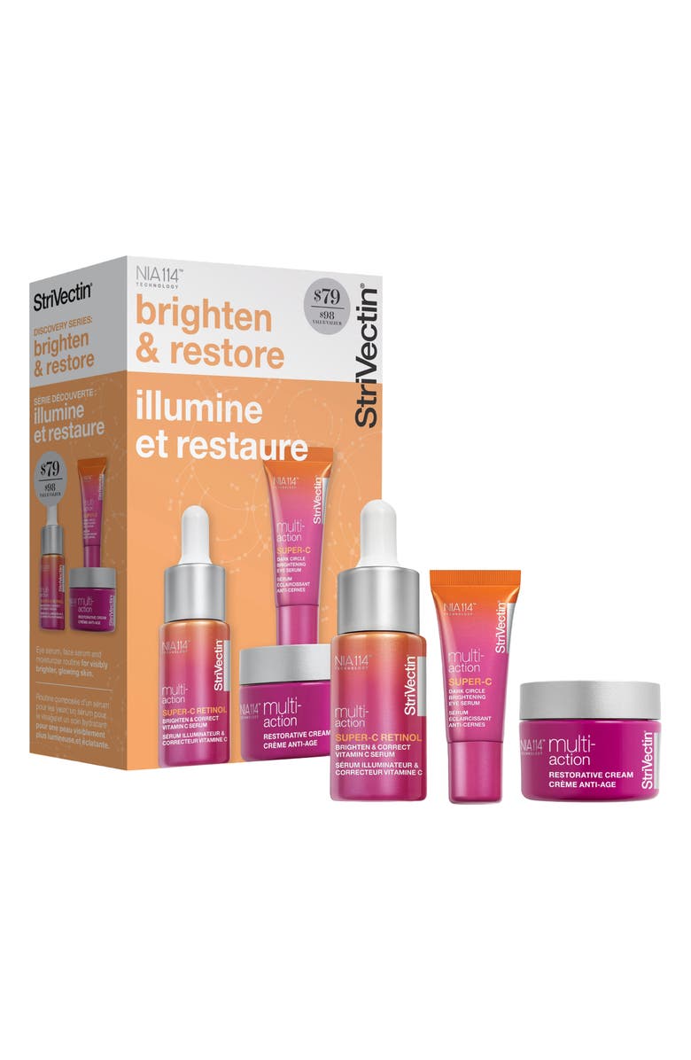 StriVectin<sup>®</sup> Multi-Action Brighten and Restore Discovery Set $79 Value, Main, color,