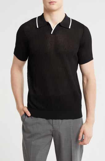 T.R. PREMIUM Johnny Collar Sweater Knit Polo