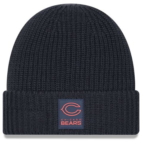 Men's New Era Charcoal Chicago Bears 2025 Sideline Cold Weather Cuffed Knit Hat