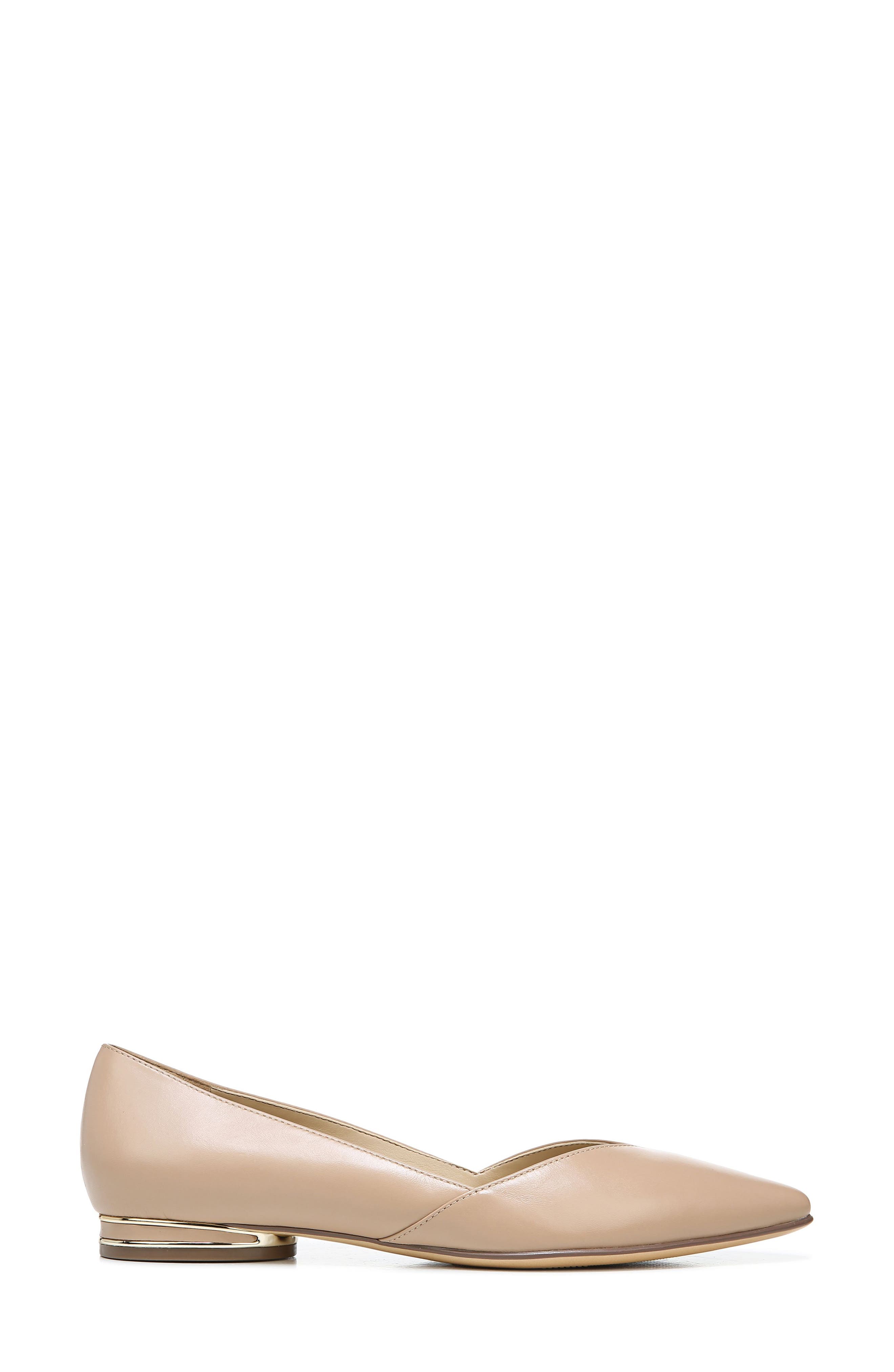 Havana Pointed Toe Flat, Alternate, color, CREME BRULEE