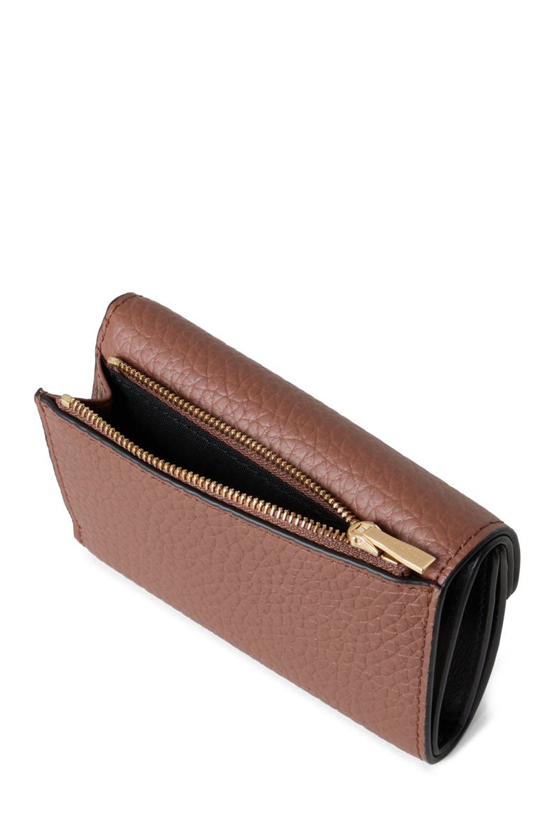 Folded Multi-Card Wallet, Alternate, color, Bright Oak