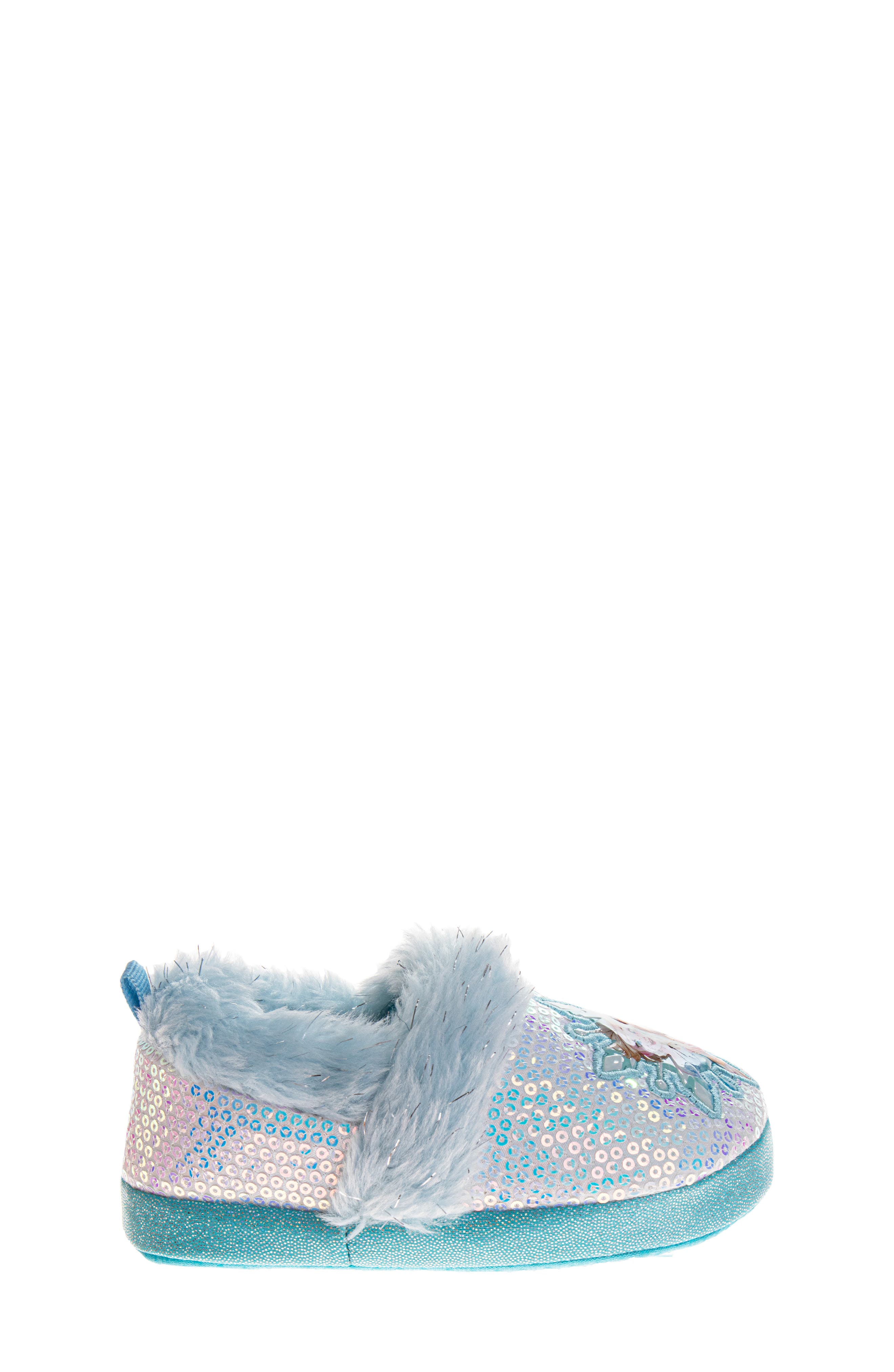 JOSMO Kids' Frozen II Faux Shearling Graphic Slipper, Alternate, color, Blue
