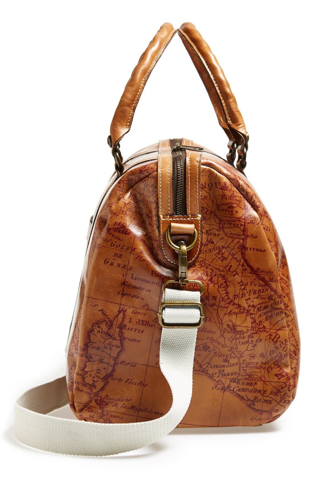 'Milano' Weekend Bag, Alternate, color, RUST