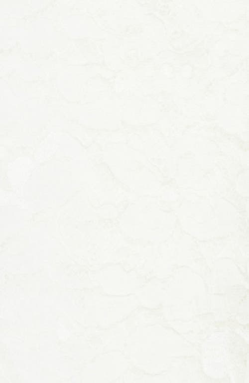 Valentino Garavani Floral Lace Knee High Socks In White