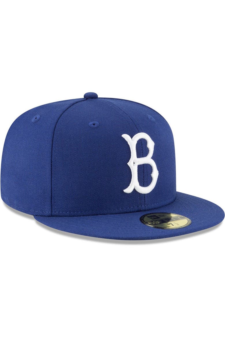 Men's New Era Royal Brooklyn Dodgers Cooperstown Collection Wool 59FIFTY Fitted Hat, Alternate, color, Royal