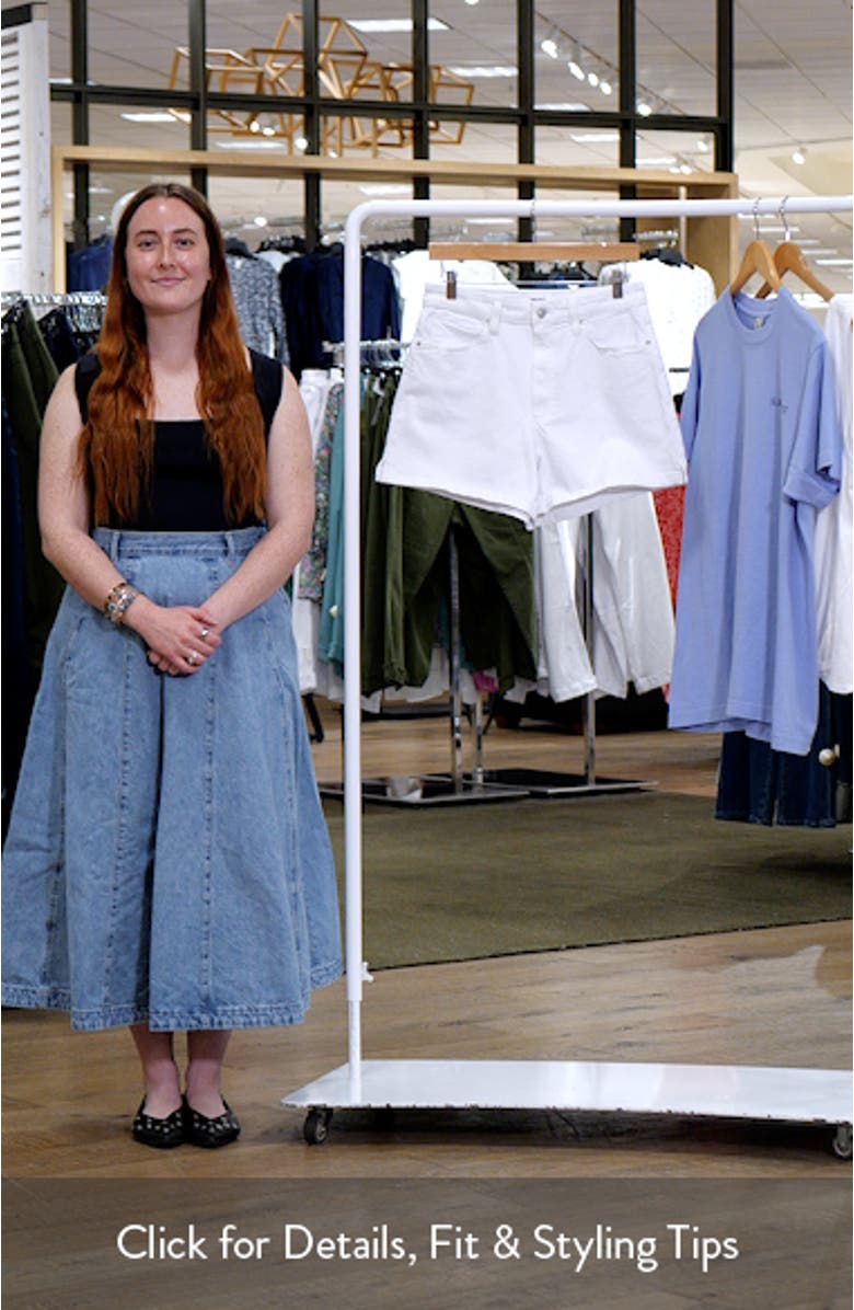 Dani High Waist Denim Shorts, sales video thumbnail