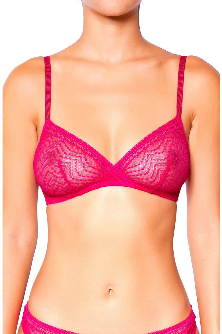 Eclantante Lace Bra, Main, color, FUSHIA