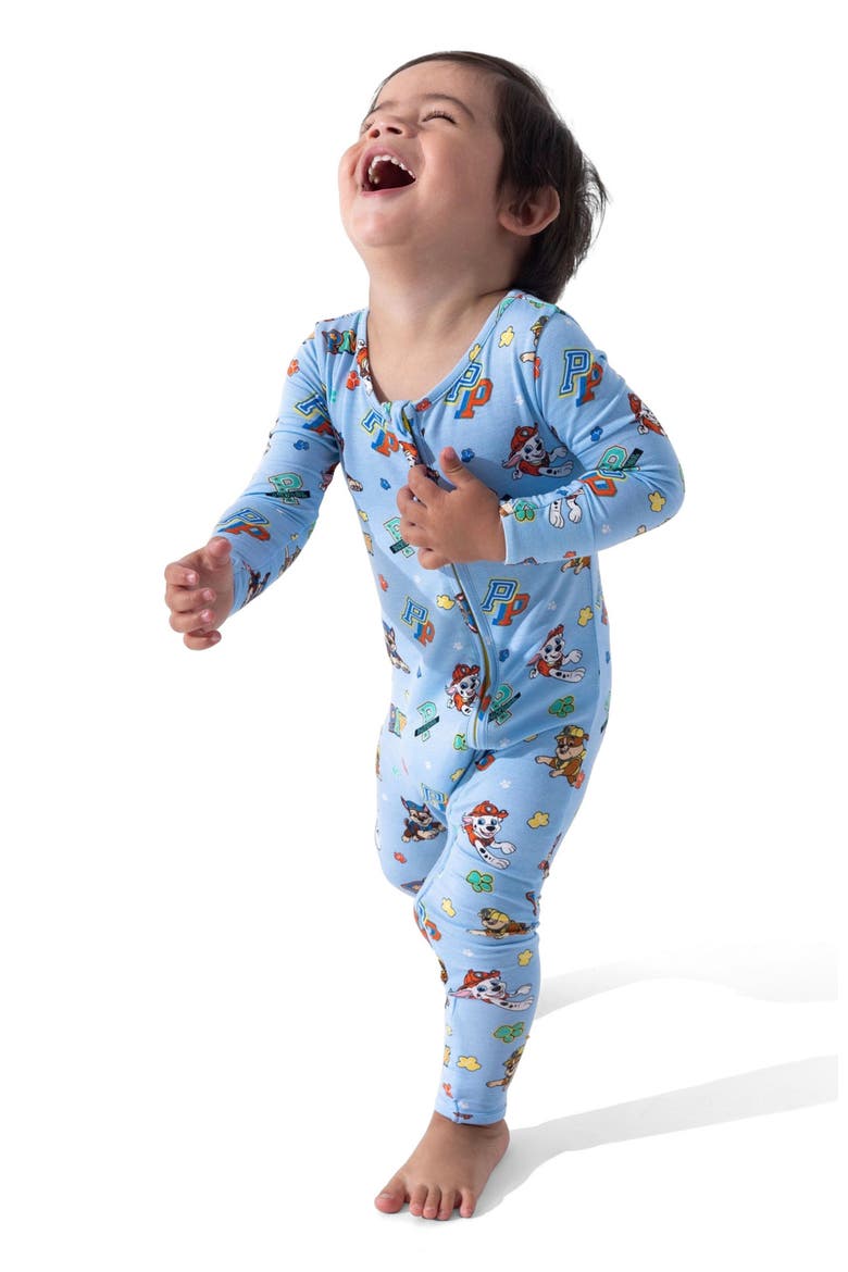 Baby PAW Patrol Varsity Blue Convertible Footie, Alternate, color, PAW Patrol: Varsity Blue