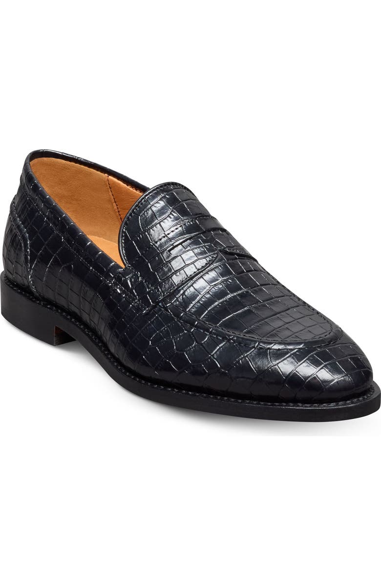 Allen Edmonds RANDOLPH2.0, Main, color, Black Croco Leather