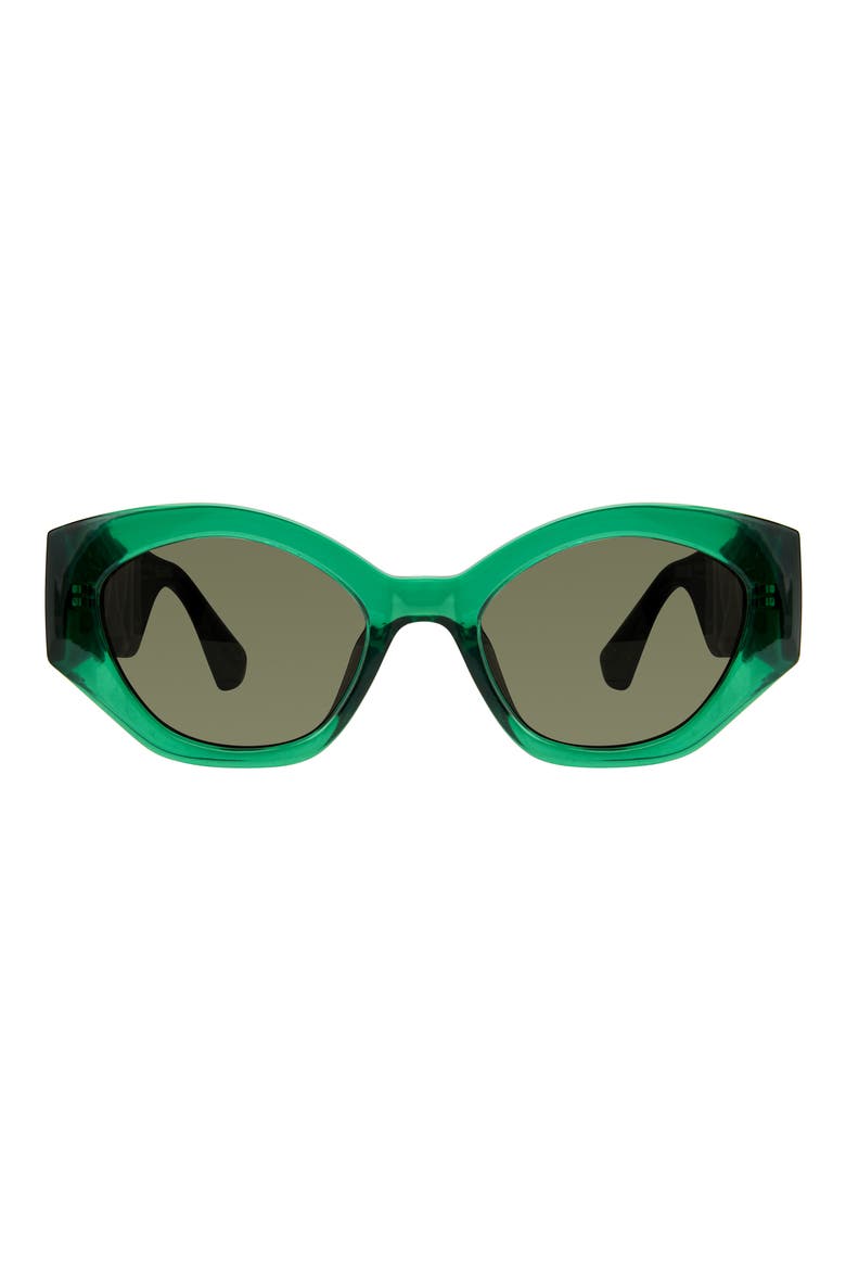 51mm Round Sunglasses, Main, color, JUNGLE