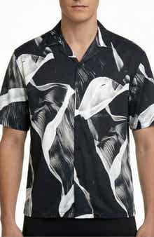 Report Collection Abstract Print Camp Shirt