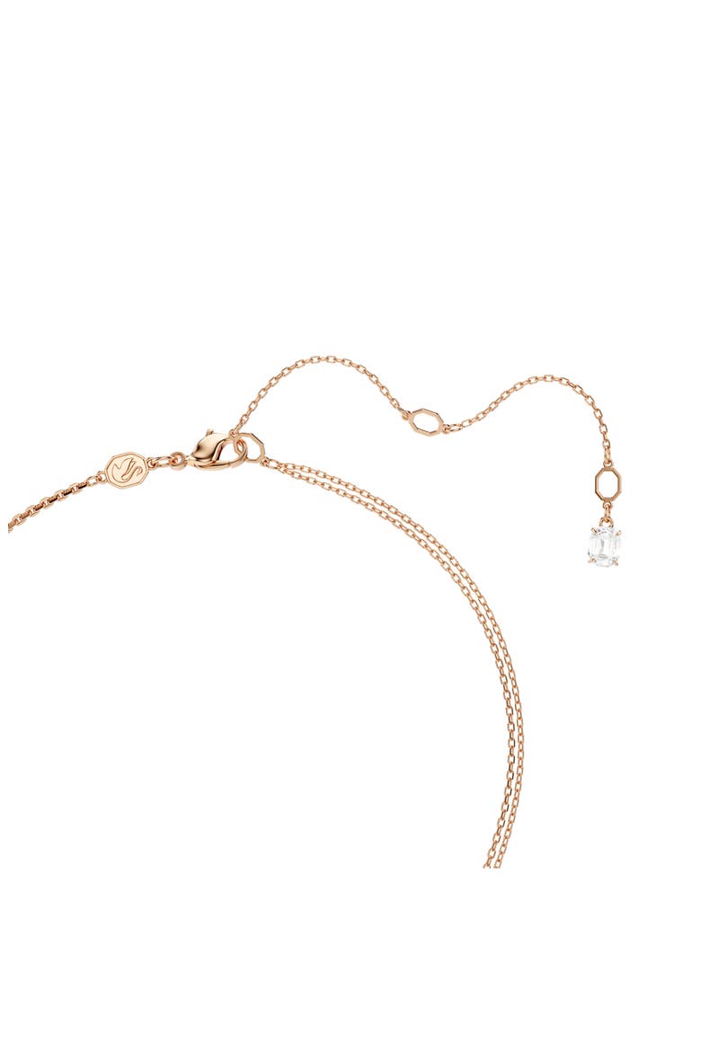 Symbolica Horseshoe Pendant Necklace, Alternate, color, ROSE GOLD