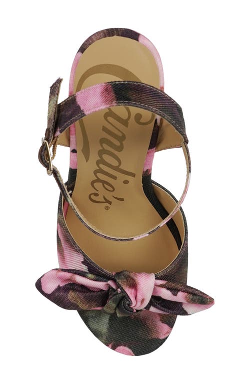 Candies Candie's Knotted Platform Sandal In Black