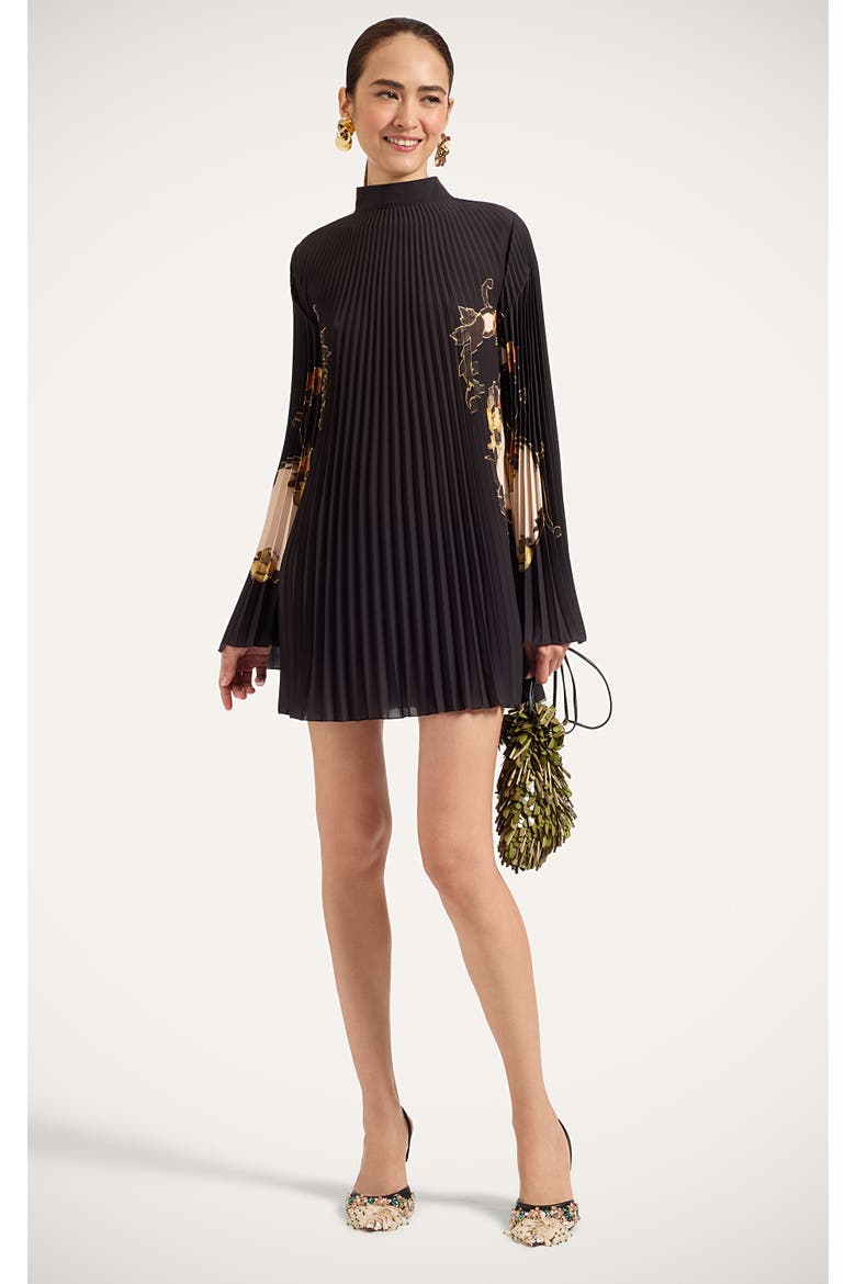 Twirling Tunic, Main, color, Buttercup Placée Black