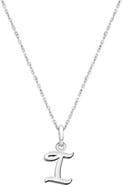 Tiny Blessings Sterling Silver Initial 12-14" Necklace