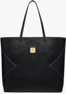 MCM Large Dia Shopper in Calfskin Leather