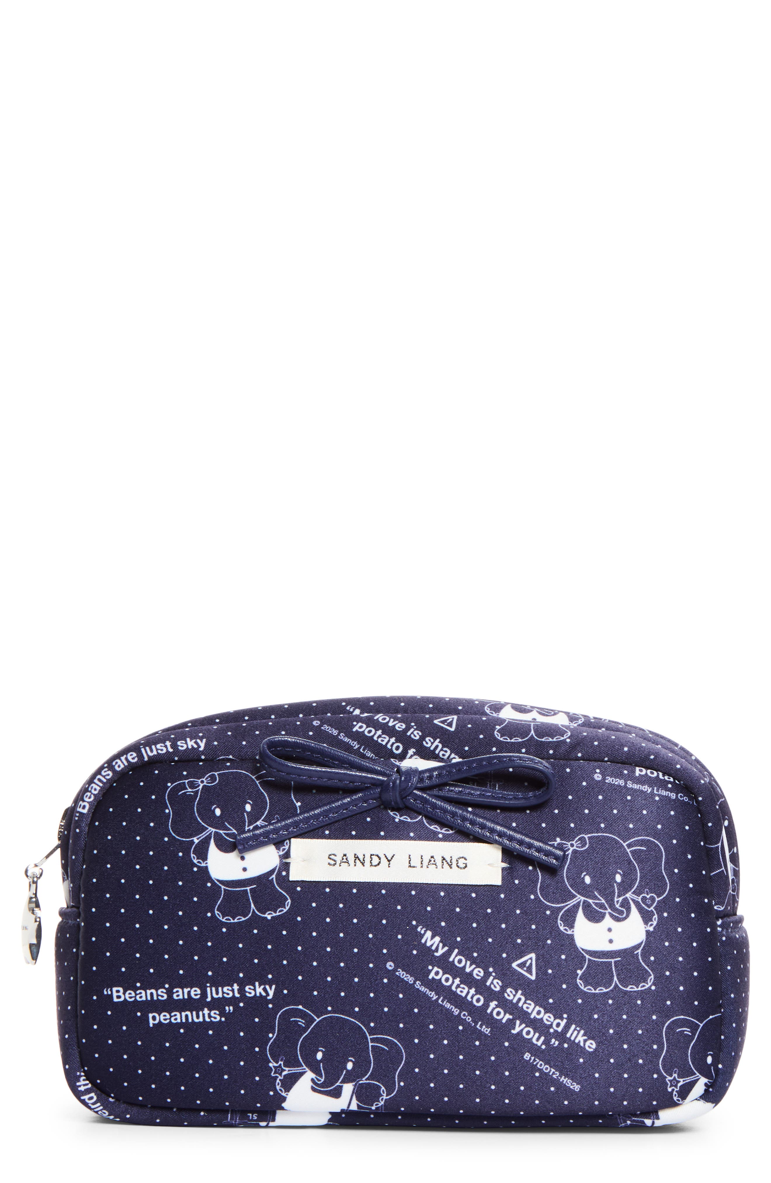 Smol Canvas Pouch, Main, color, NAVY MULTI