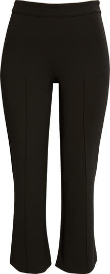 Vince Pintuck Crop Flare Cotton Blend Pants | Nordstromrack