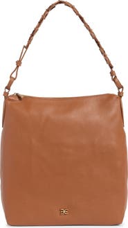 Sam Edelman Bay Chain Link Pebbled Leather Hobo Bag
