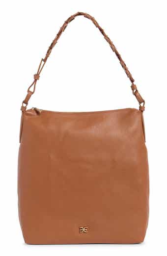 Sam Edelman Bay Chain Link Pebbled Leather Hobo Bag