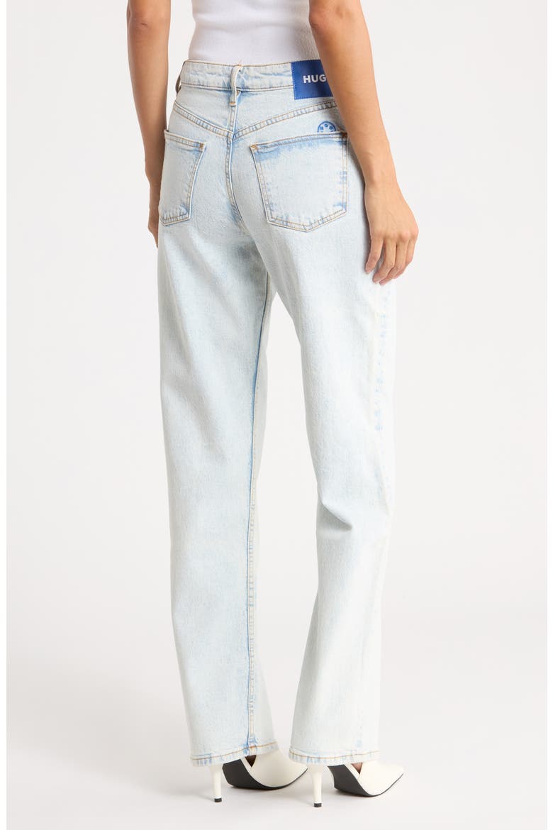 Elyah Straight Leg Jeans, Alternate, color, TURQUOISE/ AQUA