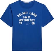 Helmut Lang Varsity Cotton Graphic T-Shirt