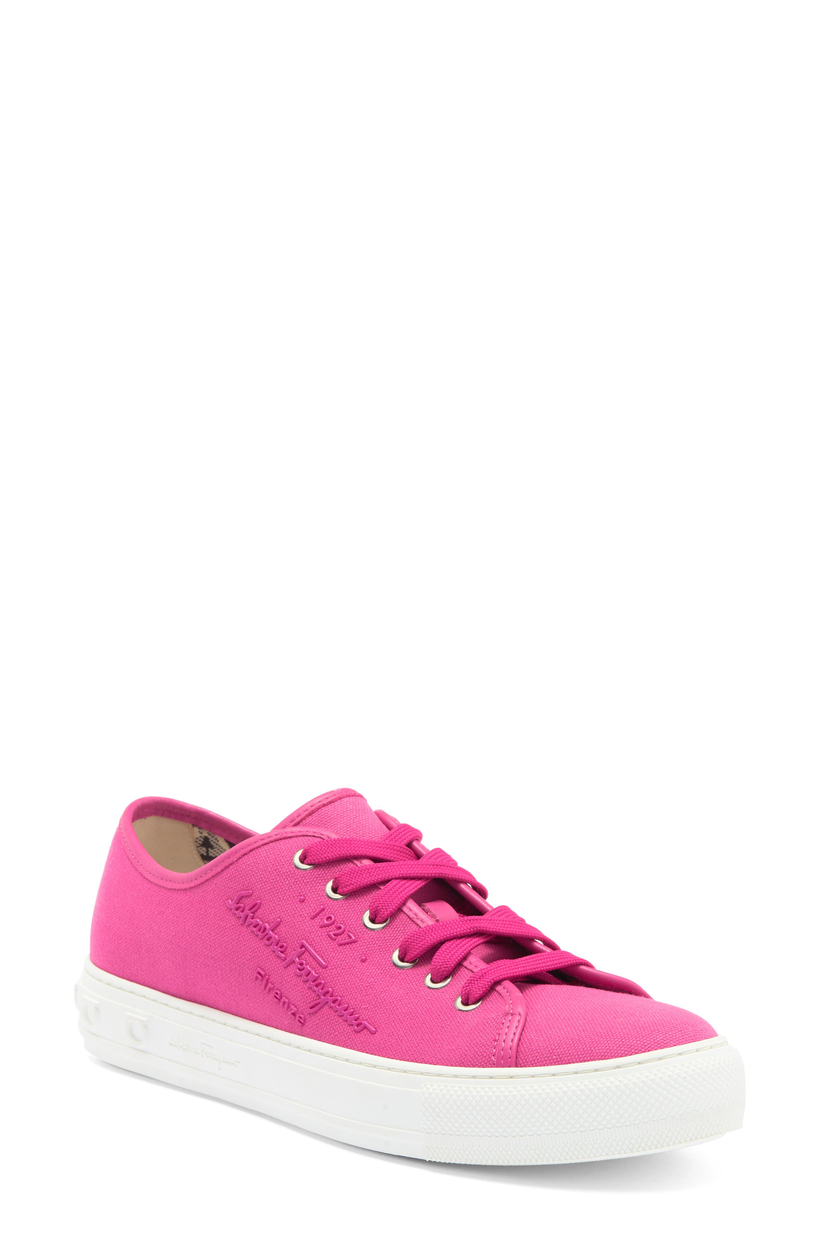 FERRAGAMO Low Top Sneaker, Main, color, 