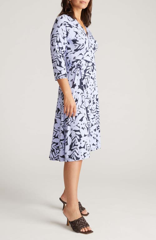 Universal Standard The Divine Jersey Wrap Dress In Purple