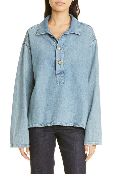 Harper Denim Top