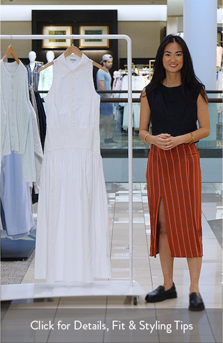 Romy Sleeveless Maxi Shirtdress, sales video thumbnail