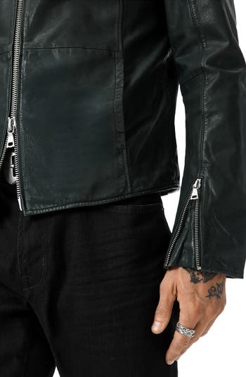 Jared Leather Racer Jacket