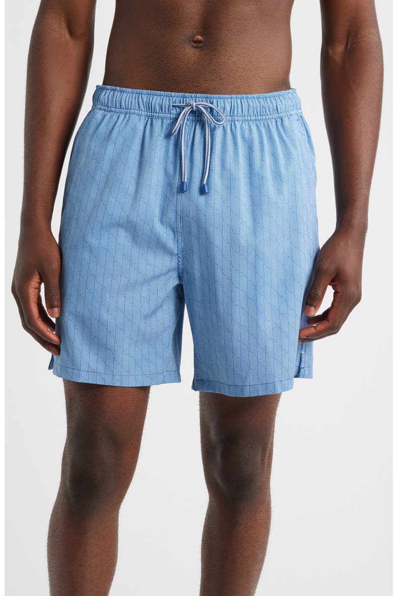 Clifton Swim Trunks, Main, color, DUSK BLUE