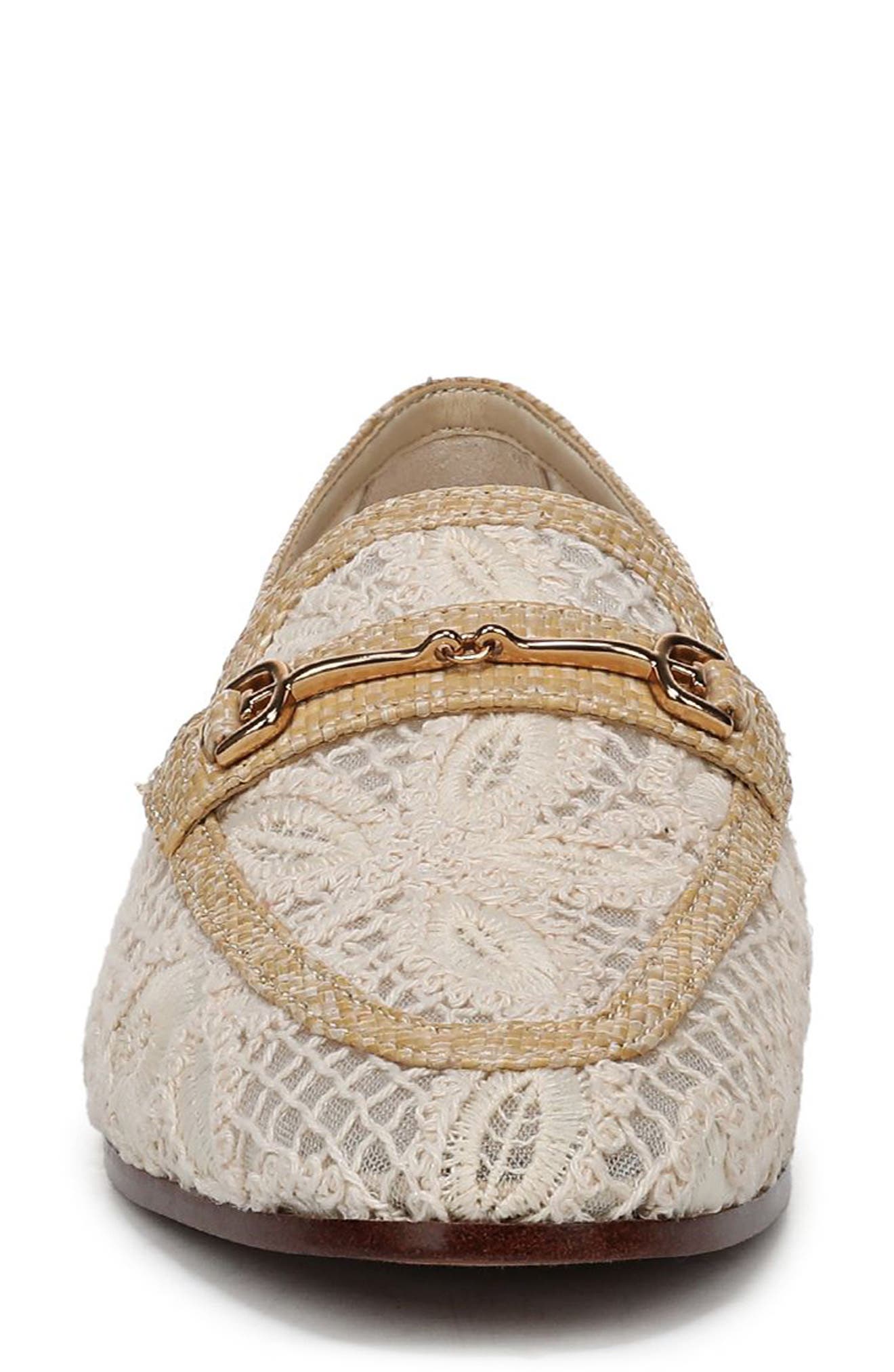 Sam Edelman Loraine Mesh Flat, Alternate, color, Warm Ivory