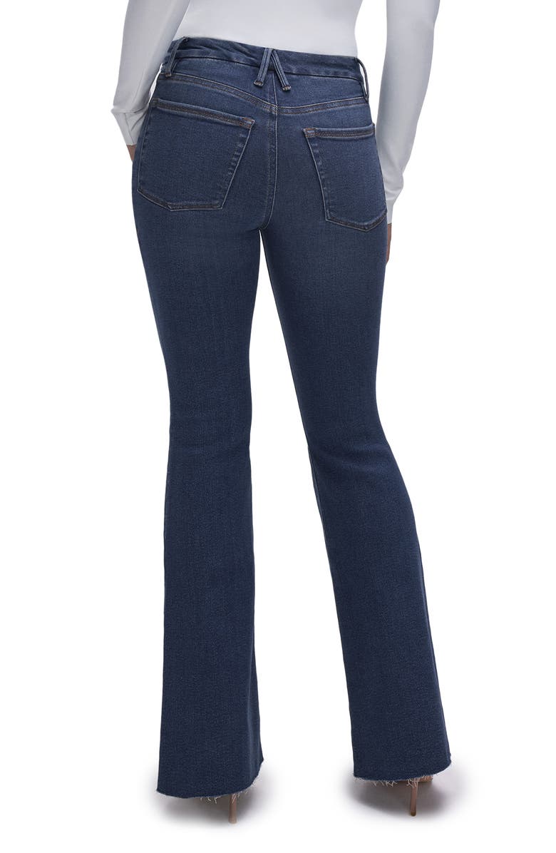 Good American Good Legs Flare Jeans, Alternate, color,