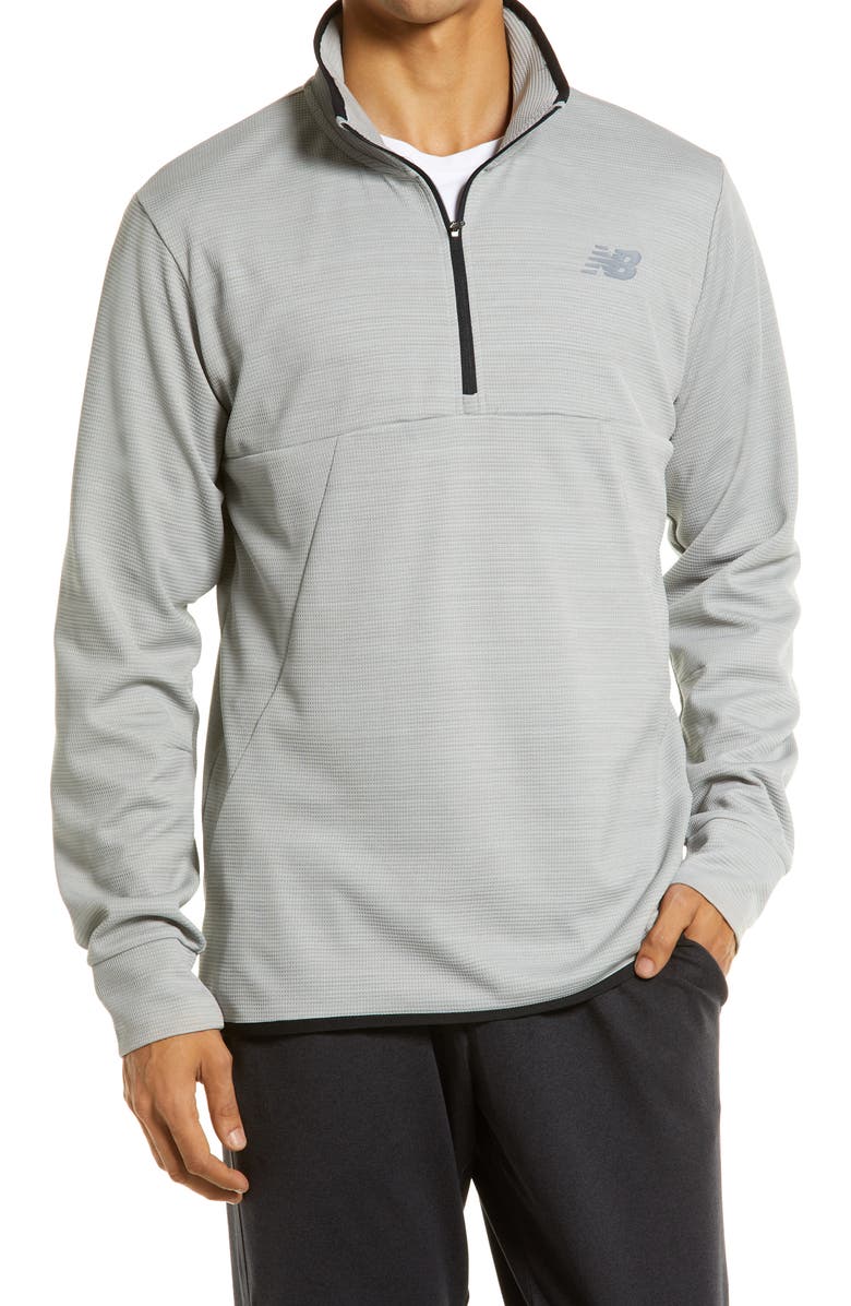 New Balance Tenacity Quarter Zip Performance Pullover, Main, color, 