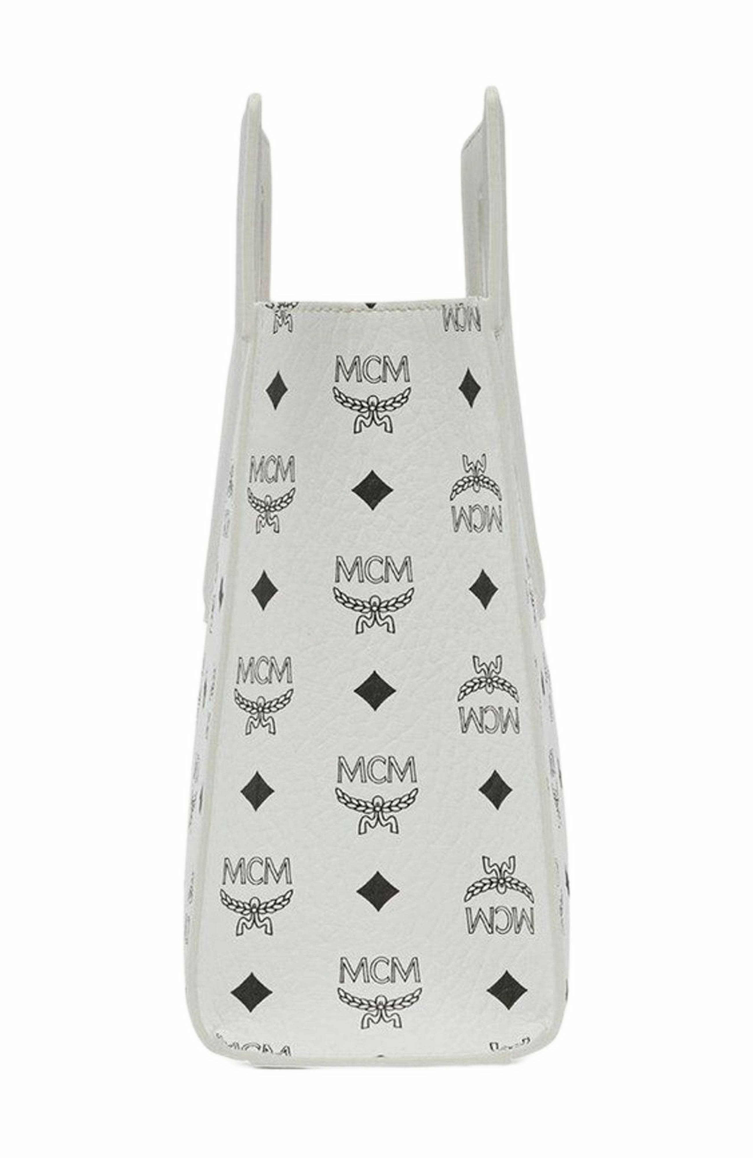 MCM Diamond Tote in Visetos Leather Mix, Alternate, color, 