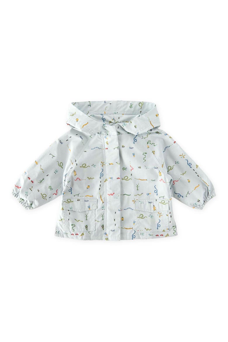Kids' Park Hooded Jacket, Main, color, CRAWLING CRITTERS BLUE